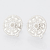 Non-Tarnish 304 Stainless Steel Stud Earring Findings STAS-S079-31B-1