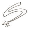 201 Stainless Steel Necklace NJEW-Q336-01N-P-1