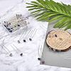 60Pcs 3 Colors Alloy Hair Forks OHAR-PH0001-21-5