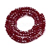 Electroplate Glass Beads Strands EGLA-A044-P1mm-A02-3