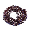 Transparent Glass Beads Strands GLAA-Q107-02A-19-2