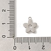 304 Stainless Steel Charms STAS-S144-03P-3