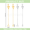 201 & 304 Stainless Steel Bowknot Hoop Earrings EJEW-PH01457-2