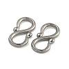 Non-Tarnish 304 Stainless Steel S-Hook Clasps STAS-U007-20A-P-2