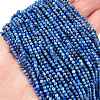 Natural Lapis Lazuli Beads Strands G-H003-B07-02-1