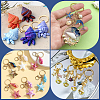 50Pcs Alloy Double Loops Jump Rings FIND-SP0005-48-7