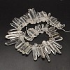 Natural Quartz Crystal Nuggets Bead Strands G-M239-06-2