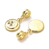 Rack Plating Brass Micro Pave Cubic Zirconia Charms KK-S398-12A-2