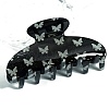 Butterfly Pattern PVC Claw Hair Clips PW-WG2E536-01-1