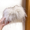 Plush Feather Wool Felt Claw Hair Clips PW-WGD03AA-02-1