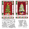 Christmas Tree Carbon Steel Cutting Dies Stencils DIY-WH0309-2394-1