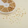 Brass Crimp Beads Sets KK-PH0019-01G-2