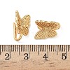 Brass Hoop Clasps KK-Z136-57C-G-3