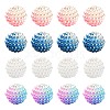 50Pcs 5 Colors Imitation Pearl Acrylic Beads OACR-FS0001-04-1