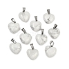 Natural Howlite Pendants G-I311-A31-1