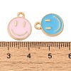 SUPERFINDINGS 96Pcs 12 Colors Alloy Enamel Charms ENAM-FH0001-60-11