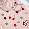 16Pcs 4 Styles Handmade Lampwork Beads LAMP-HS0001-21-5