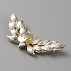 Wing Alloy Rhinestone Shoe Decoration AJEW-WH0166-84A-LG-2