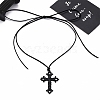 Alloy Religion Cross Pendant Necklaces PW-WG4E8E9-04-1