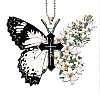 Acrylic Butterfly Pendant Decorations AUTO-PW0001-19A-1