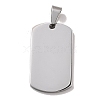 Non-Tarnish 304 Stainless Steel Pendants STAS-D179-08P-1