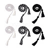 6Pcs 3 Style Polyester Tassel Big Pendant Decorations FIND-TA0001-51-8