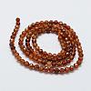 Natural Garnet Bead Strands G-G663-03-4mm-2