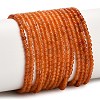 Natural Red Aventurine Beads Strands G-Z116-A24-2mm-2