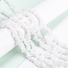 Natural White Jade Beads Strands G-G011-02-4
