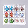 Handmade Gold Sand Lampwork Pendants LAMP-S189-07-B-1