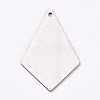 Unfinished Blank Wood Pendants WOOD-TAC0003-25-1