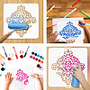 PET Hollow Out Drawing Painting Stencils DIY-WH0405-0079-4