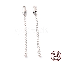 925 Sterling Silver Chain Extenders STER-D036-44AS