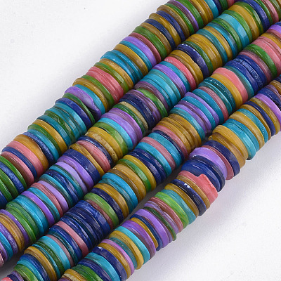 Dyed Freshwater Shell Beads SHEL-T010-03-1