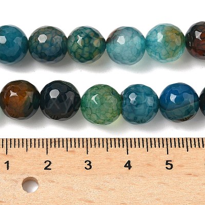 Natural Agate Beads Strands G-M437-C01-01W-1