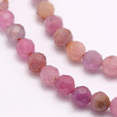 Natural Ruby Beads Strands G-F509-16-2mm-1