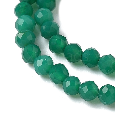 Natural Green Onyx Agate Beads Strands X-G-C201-B02-3mm-1
