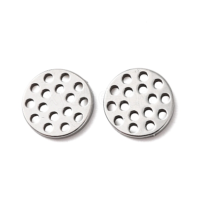 Hollow 304 Stainless Steel Charms STAS-G385-05P-02-1