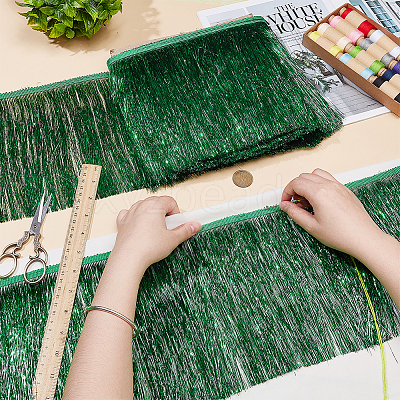 Polyester Lace Trim SRIB-WH0011-446B-1