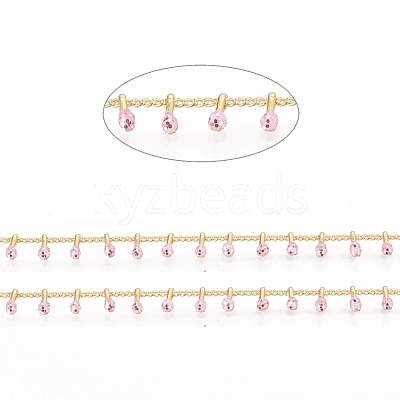 Brass Handmade Beaded Chain CHC-G011-07G-06-1