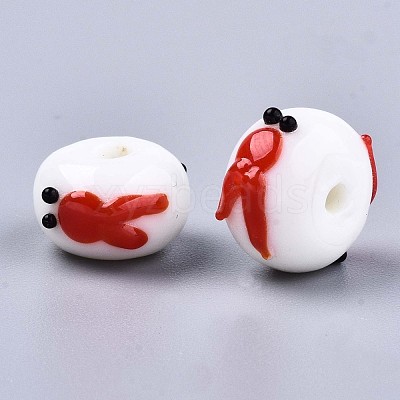Handmade Bumpy Lampwork Beads LAMP-S194-004D-1