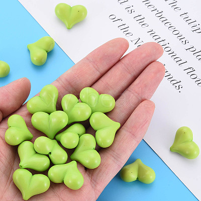 Opaque Acrylic Beads X-MACR-S373-70-A02-1