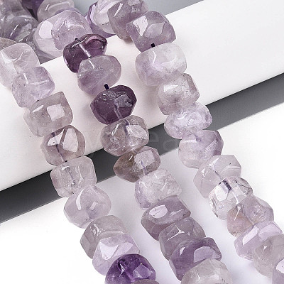 Natural Amethyst Beads Strands G-N347-17A-03-1