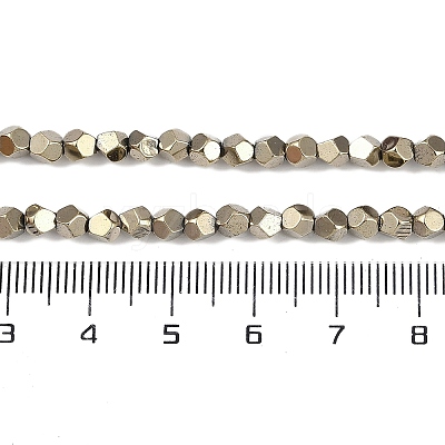 Electroplated Synthetic Non-magnetic Hematite Beads Strands G-A234-G03-01C-1