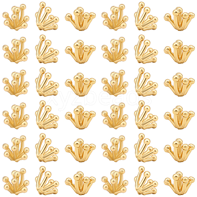 40Pcs Brass Cabochons KK-BBC0026-05-1