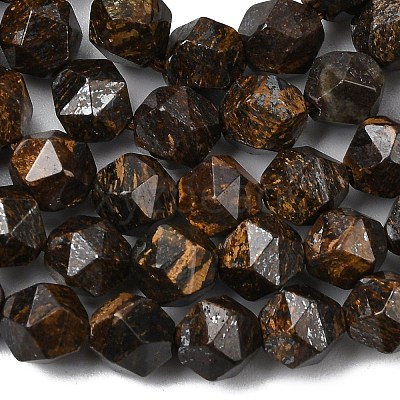 Natural Bronzite Beads Strands G-Z119-A30-01-1