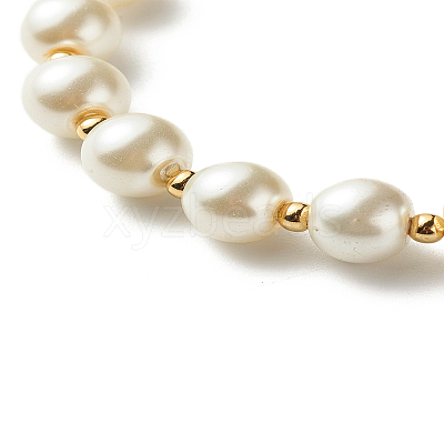 Glass Pearl Beaded Necklaces X1-NJEW-TA00004-1