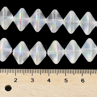 Electroplate Glass Beads Strands EGLA-G038-01A-HR03-1