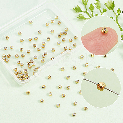 70Pcs Brass Beads KK-HY0003-56-1