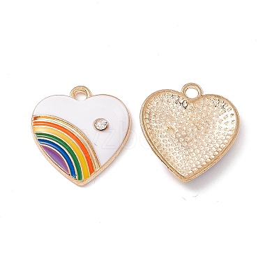 Alloy Enamel Pendant ENAM-H039-07G-1